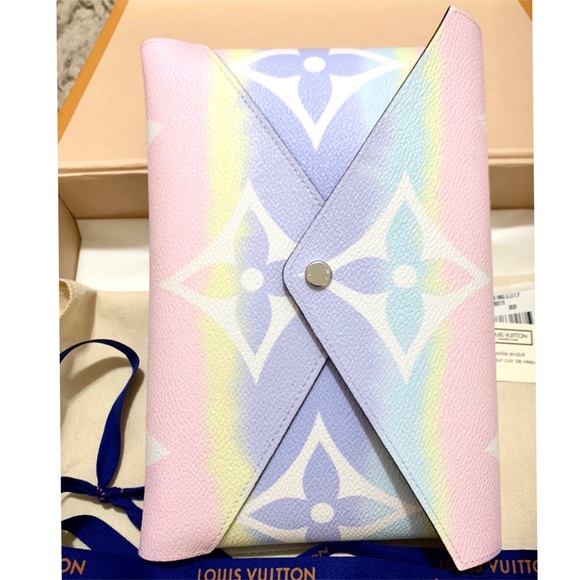 💯🆕LOUIS VUITTON KIRIGAMI ESCALE LARGE POUCH - Picture 9 of 9